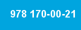 978 170-00-21 978 170-00-21
